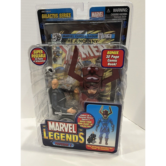 Professor X Marvel Legends Galactus Series Action Figure ToyBiz 2005 Comics BAF - Picture 1 of 7